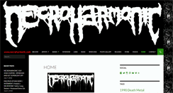 Desktop Screenshot of necroharmonic.com