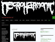 Tablet Screenshot of necroharmonic.com